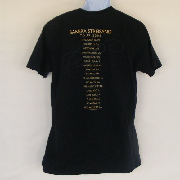 BARBRA STREISAND Concert Tshirt, L, Profile, 2006 - Picture 5 of 9